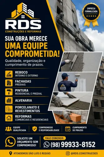  Construção e Reformas | Qualidade, Compromisso e Pontualidade