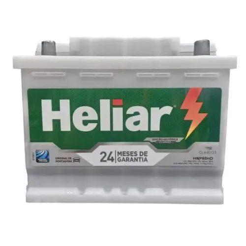 Bateria Heliar 60ah  - de seguradora - Baterias semi nova 