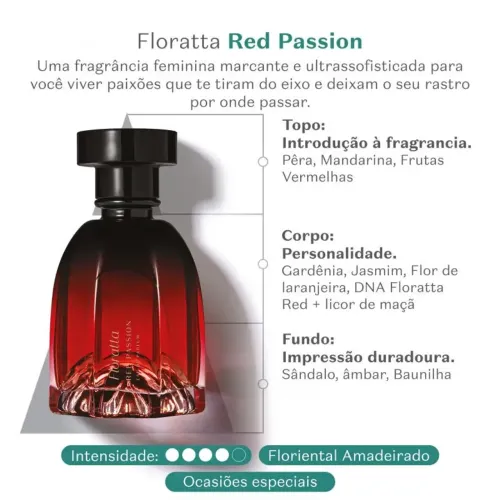 Eau de Parfum Floratta Red Passion