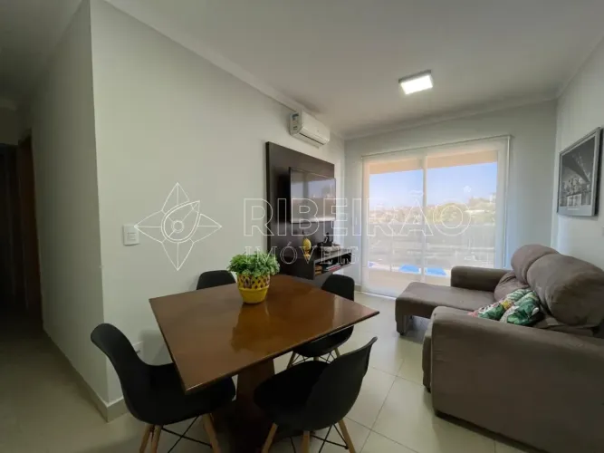 Apartamento mobiliado com 2 dormitórios para locação no bairro Ribeirânia