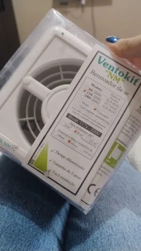 Motor Exaustor/renovador de Ar - 150 A 8m² Bivolt Ventokit