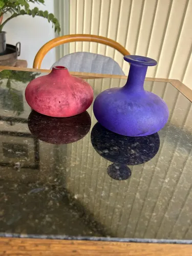 Conjunto de vasos decorativos