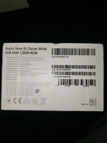 Xiami Redmi 9S 128gb/8ram novo(Na caixa)