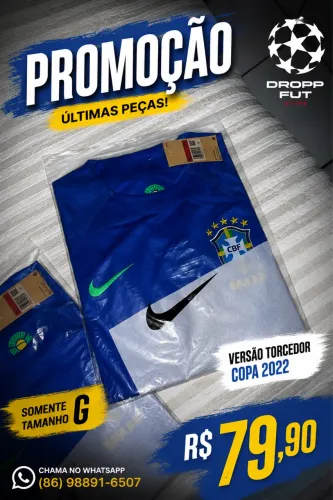 CAMISA BRASIL AZUL 2022