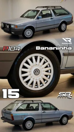 Rodas Volkswagen Bananinha Prata aro 15 4x100 novas