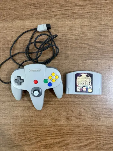 Controle e jogo original Nintendo 64