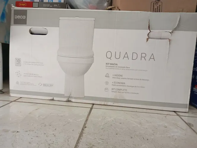 Vende se kit vaso sanitário novo $800