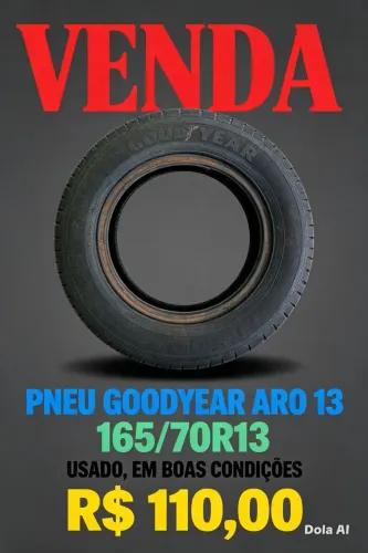 Pneu Aro 13 Goodyear