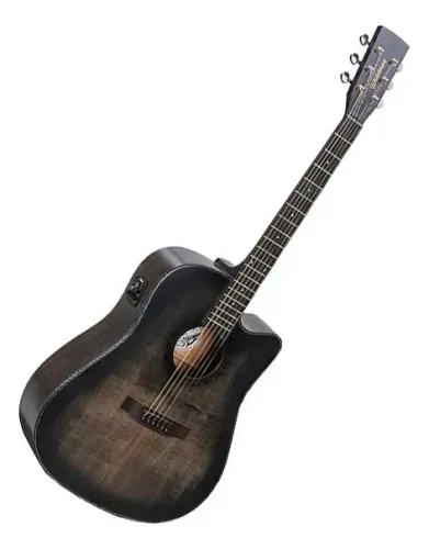 Violao Eletro-Acustico Com Capa Waldman DCFX-1441 BK/B