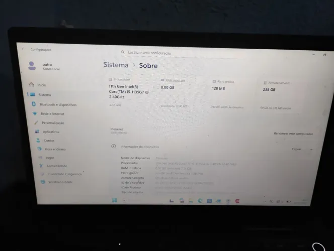 notebook ThinkPad E14 i5 11geracao 8gb