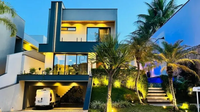 Sobrado à venda e para alugar em Indaiatuba, Jardim Santa Rita, com 4 suítes, com 432 m²