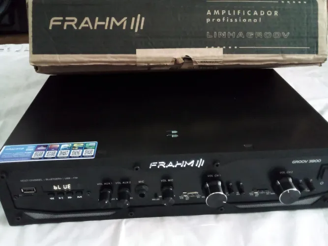 Amplificador FRAHM GROOV 3800 BT G5 /Aceito troca 