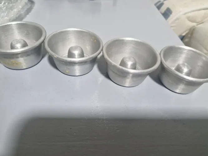 Forminhas de aluminio para mini pudim