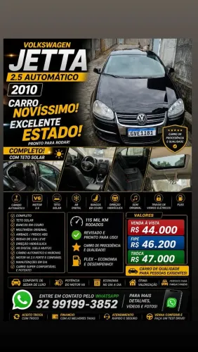 Volkswagen Jetta 2.5 20V 150/170cv Tiptronic 2010