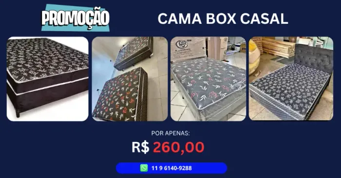 cama box casal (promoção)