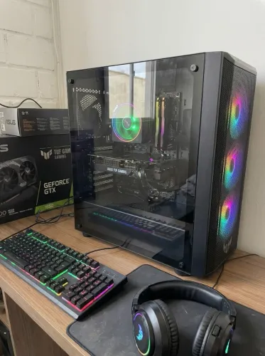 PC GAMER COM PLACA DE VÍDEO ASUS TUF GTX 1650 4GB
