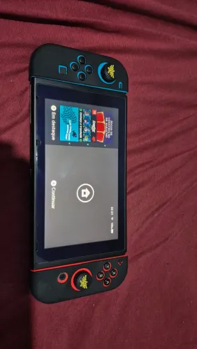 Nintendo Switch V2 + Cartão 256 gb + Jogo (Troco em Xbox series S)