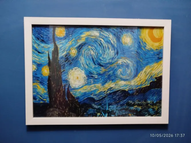 Quadro Van gogh "A Noite Estrelada"