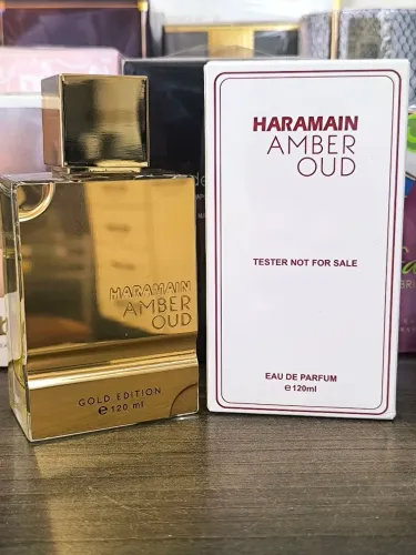Perfume Unissex Ambar Oud Gold 120ml tester 