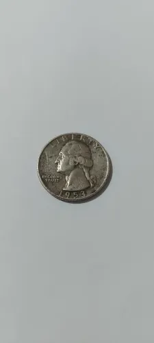 QUARTER OF DOLLAR DE PRATA EUA.1953 Estado SOBERBA. Pátina Excelente Completando a Moeda