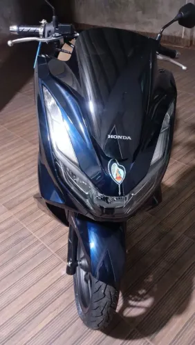 ? Honda PCX DLX 2025 Azul Petróleo - Zero/Nova