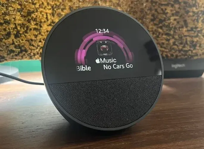 Amazon Echo Spot com Alexa - Preto - Com cabo e nota fiscal