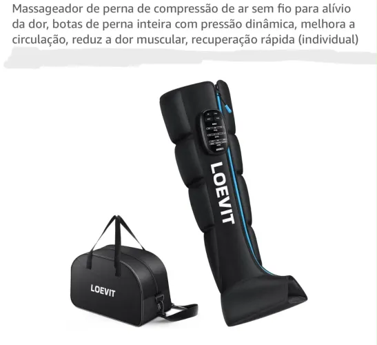 Bota pneumática massageadora