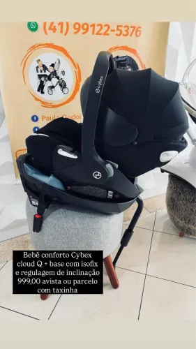 Bebê conforto Cybex com base isofix