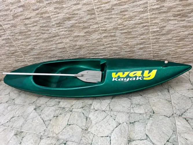 Caiaque Way Kayak Verde + Remo