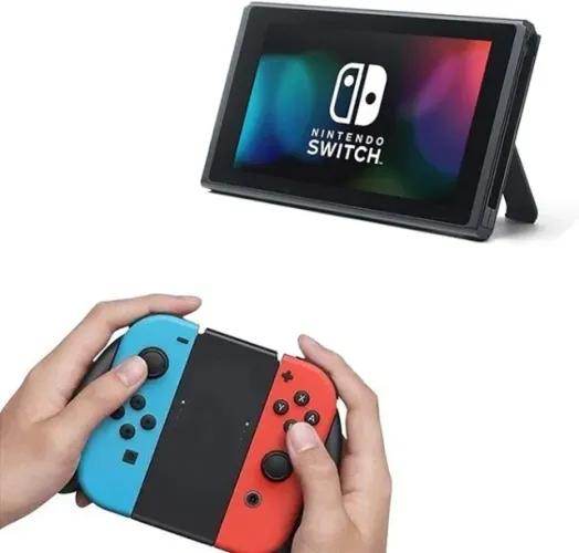 Handgrip Para Nintendo Switch 1- Joy-Con (Preto)