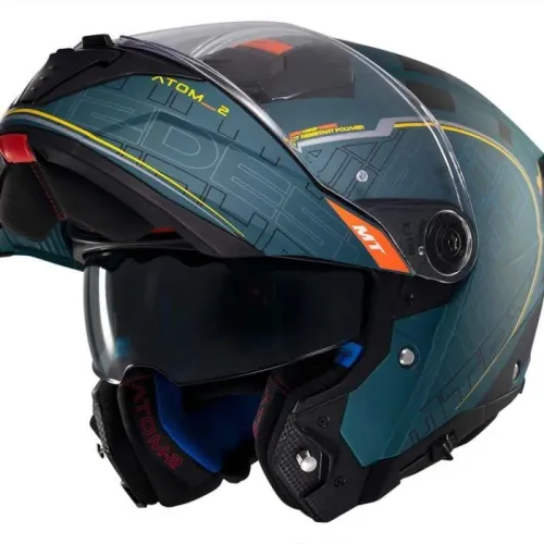 Capacete (Novo na Caixa) MT Atom 2 SV C6 Destiny