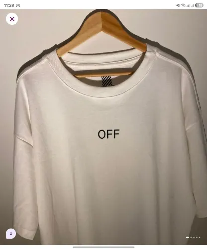 Camiseta Off White Oversized