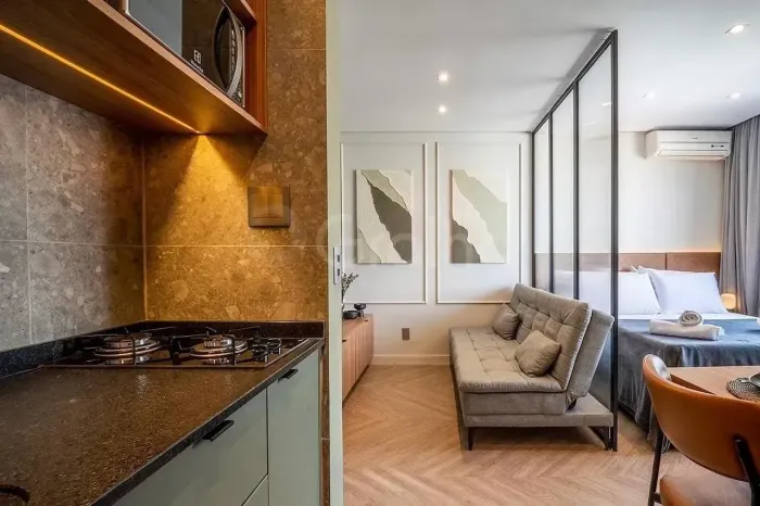 Imóvel para venda possui 23 metros quadrados com 1 quarto em Centro - Florianópolis - SC