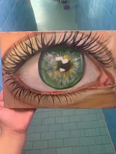 Pintura em tela: olhar