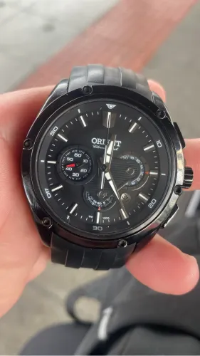 Relógio oriente pulseira de silicone novinho