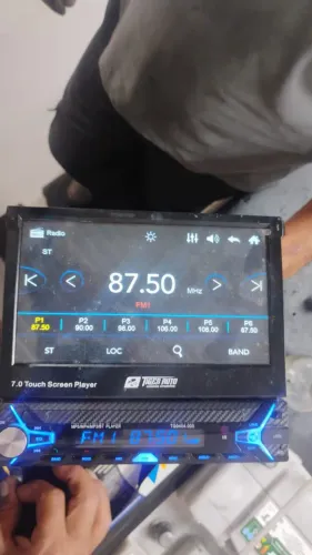 Multimídia Automotiva 7? Tiger Auto Retrátil Touch Screen