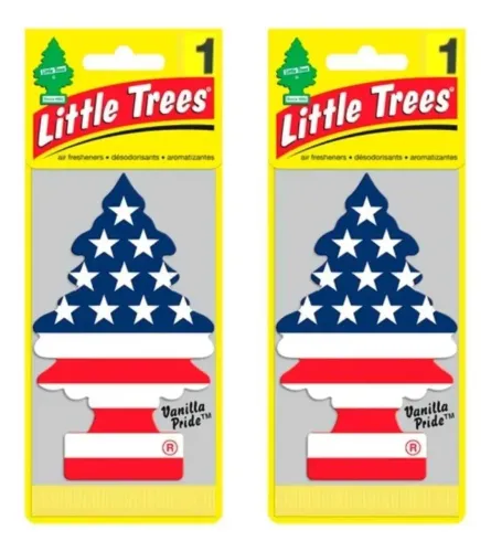 2 Little Trees Aromatizador De Carro Vanilla Eua 24hrs