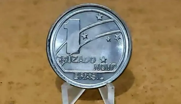 MOEDA DE 1 CRUZADO NOVO 