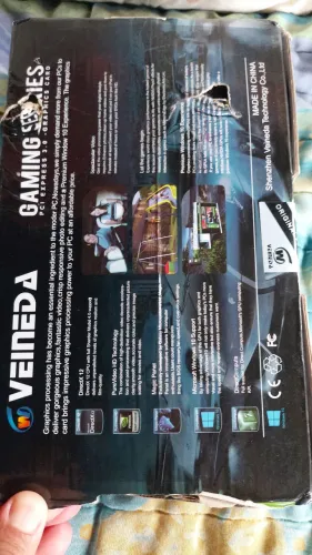 Placa De Vídeo Veideda RX 580 8Gb 256B Com Defeito 