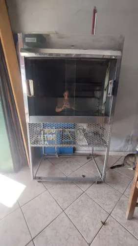 Máquina Thermur para assar galeto, capacidade para 15 galetos!