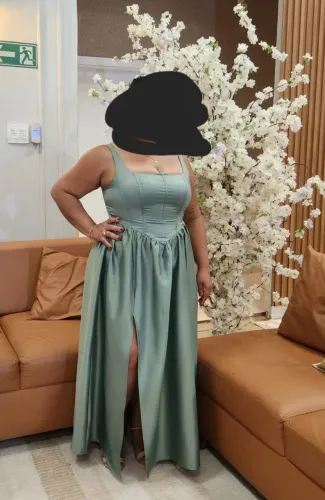 Vestido de festa longo plus size