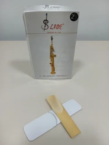 Palhetas para Saxofone Soprano 2½ SLade - Kit com 10 unidades (Novas)
