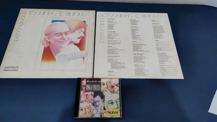 Disco Vinil Toquinho e Vinícius Personalidade + CD Saudade de Tom e Vinícius 