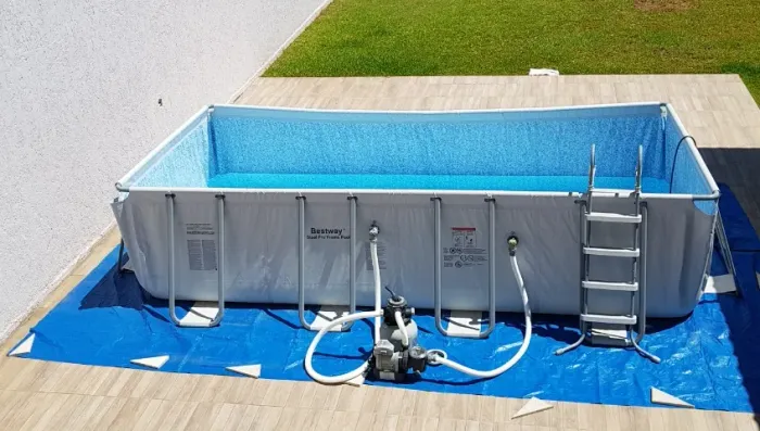 Piscina Estruturada Retangular 14mil litros