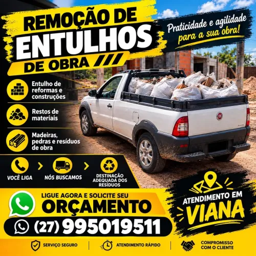 Retirada de entulhos