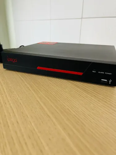 DVR ÍPEGA, 4Canais, AC 100-240V completo.