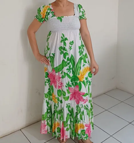 Vestido Floral longo