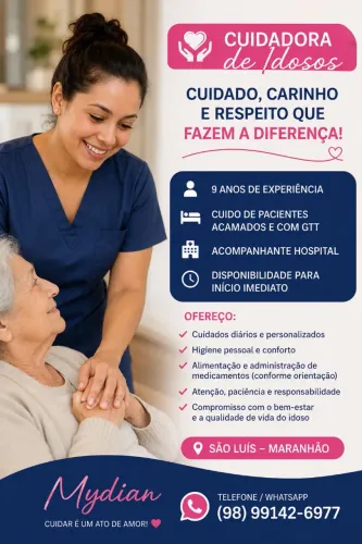 CUIDADORA DE IDOSOS