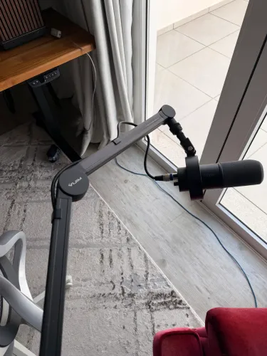 MICROFONE FIFINE K688 + CABO XLR + SUPORTE ARTICULADO ULANZI VIJIM LS24