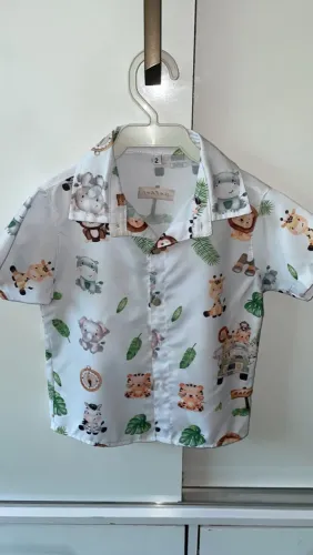 Blusa infantil Safári 